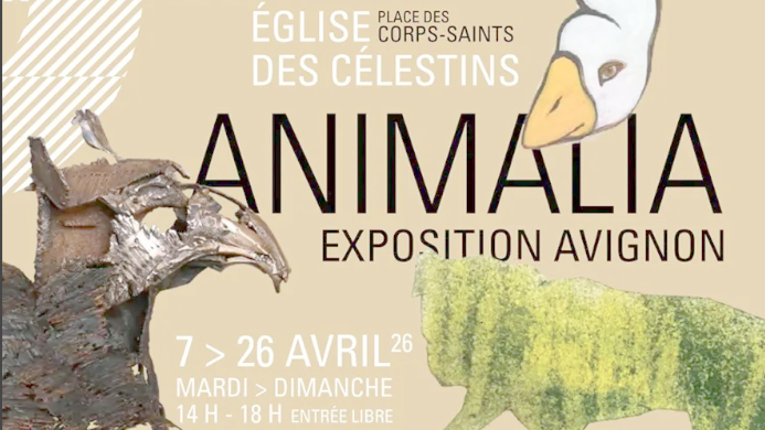 Ruta Jusionyte exhibition announcement in Avignon