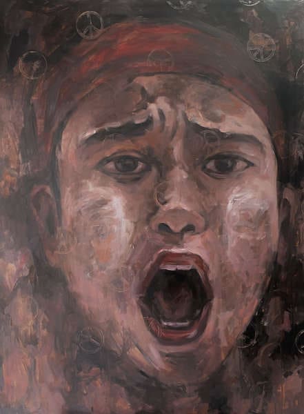 peinture de l'artiste Khin Zaw Latt