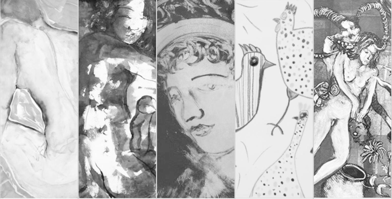 drawings by Sophie Sainrapt
