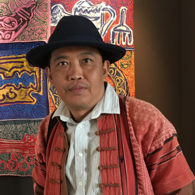 Portrait de l'artiste Birman Htein Lin